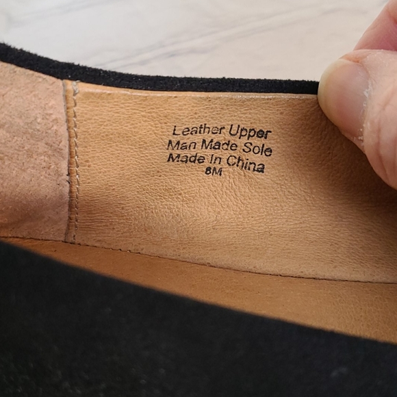 Halogen suede flats with heel studs, 8 - Picture 8 of 14